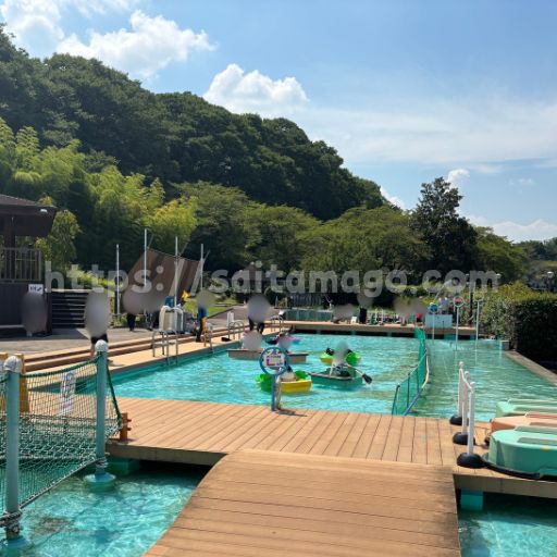 かわはくの荒川わくわくランドザブンドーレの池