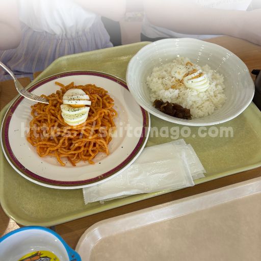 ナポリタンとカレー